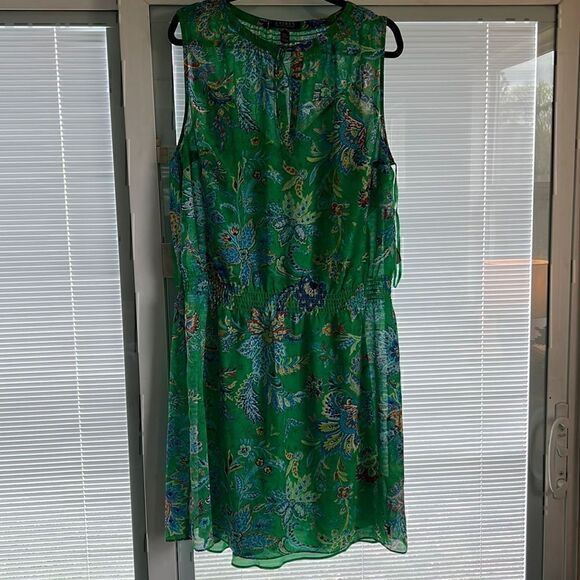 Ralph Lauren Chiffon Paisley Dress - Picture 1 of 10